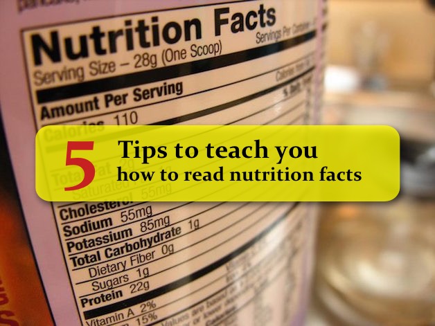 5 Tips to teach you how to read nutrition fact on packaging