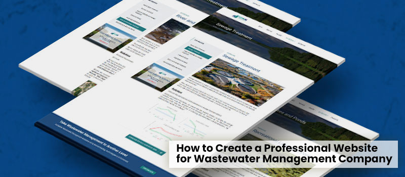 How to Create a Professional Website for Wastewater Management Company