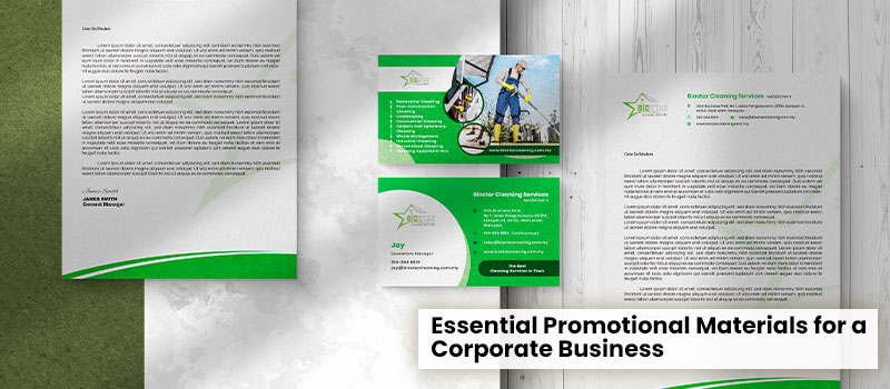 Essential Promotional Materials for a Corporate Business