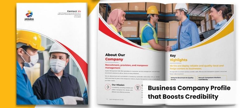 Business Company Profile that Boosts Credibility - Story