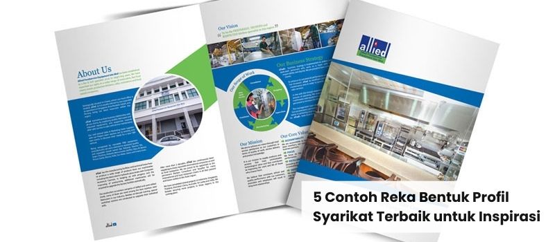 Reka bentuk profil syarikat - minimalis