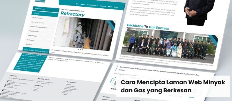 Cara Mencipta Laman Web Minyak dan Gas yang Berkesan