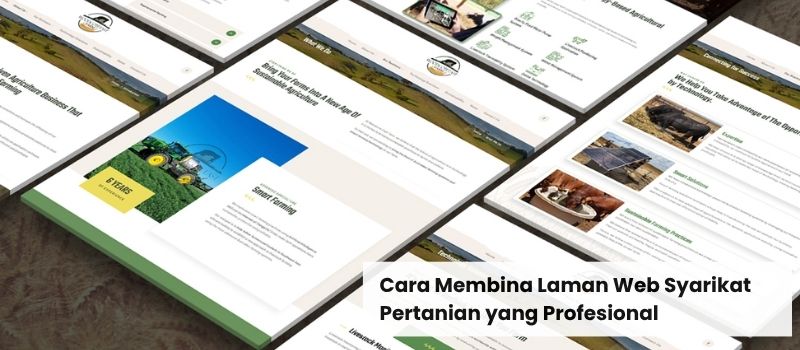 Cara Membina Laman Web Syarikat Pertanian yang Profesional