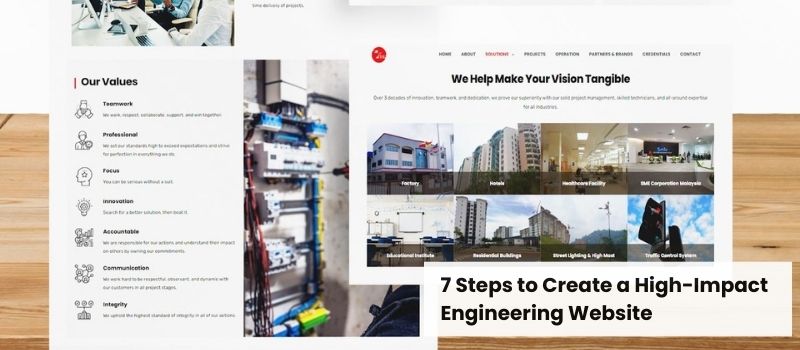 7 Steps to Create a High-Impact Engineering Website
