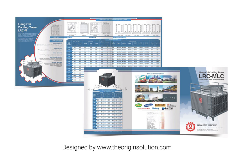 Industrial Cooling Tower Product Brochure Design