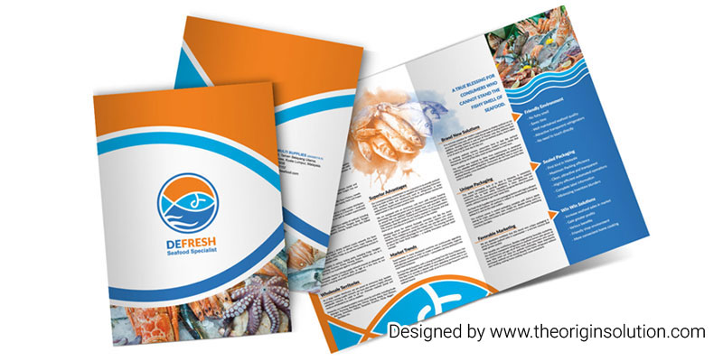 Seafood Specialist Company Profile Design