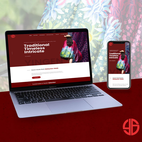 Website for Handcrafted Premium Batik Company