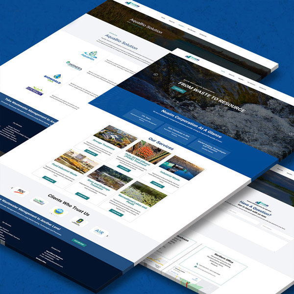 Website for Wastewater Management Company