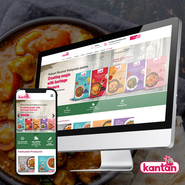 Website for Cooking Pastes Supplier
